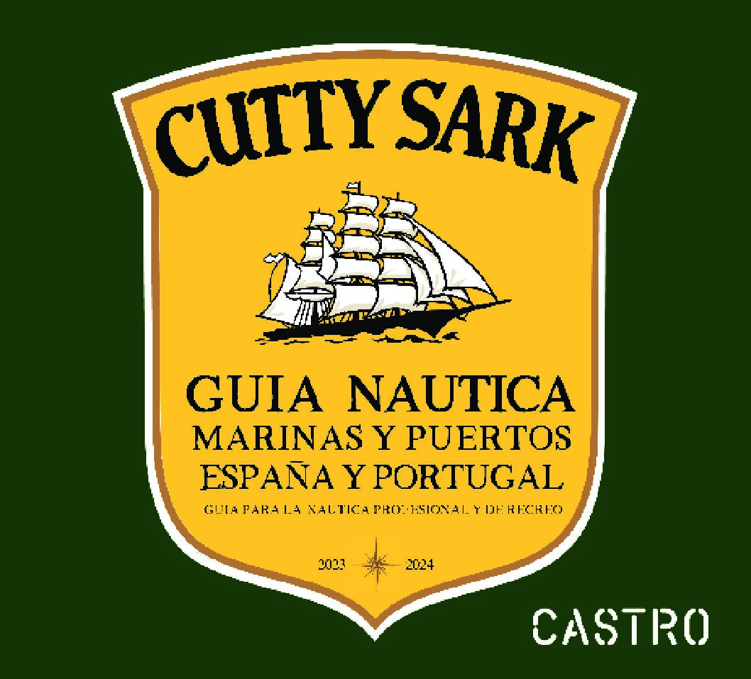 GUÍA NÁUTICA CUTTY SARK DE PUERTOS Y MARINAS DE ESPAÑA Y PORTUGAL 2023-2024 - edición papel